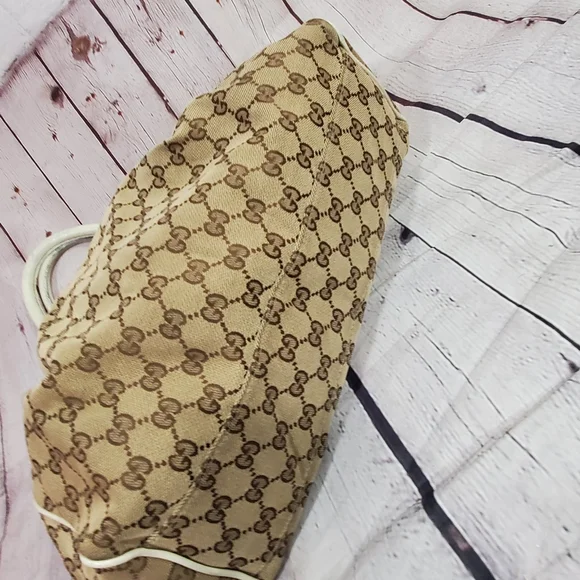 GUCCI GG SIGNATURE SUKEY HOBO BAG - Picture 6 of 15